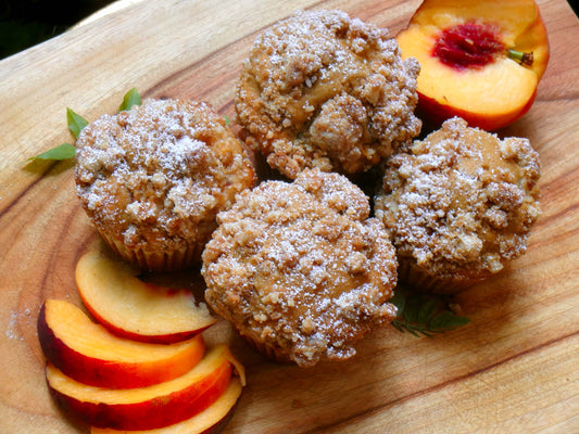 Peach Streusel Muffins