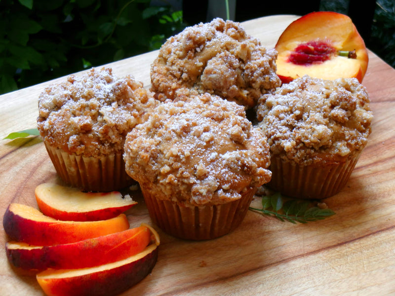 Peach Streusel Muffins