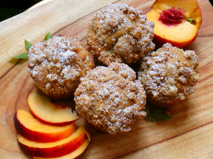 Peach Streusel Muffins
